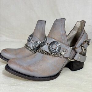 Freebird by Steven Mystic Leather Ankle Boots Size 9